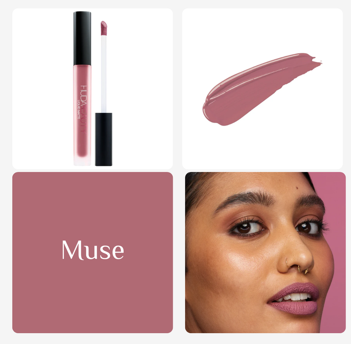 Huda Beauty Liquid Lipstick - 4.2ml | هدى بيوتي أحمر شفاه سائل - 4.2 مل