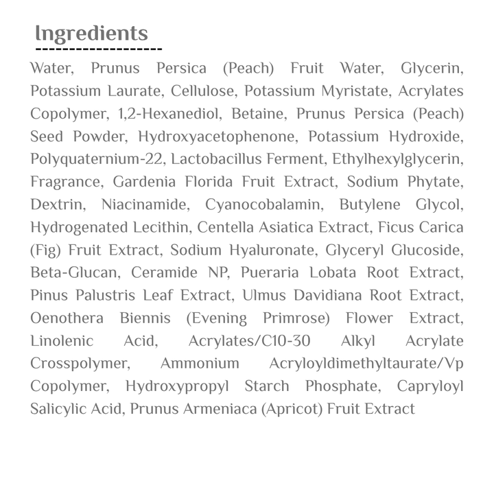 Anua Peach Niacin Spread Cleansing Foam - 150ml | أنوا غسول الوجه بخلاصة الخوخ والنياسين – 150 مل