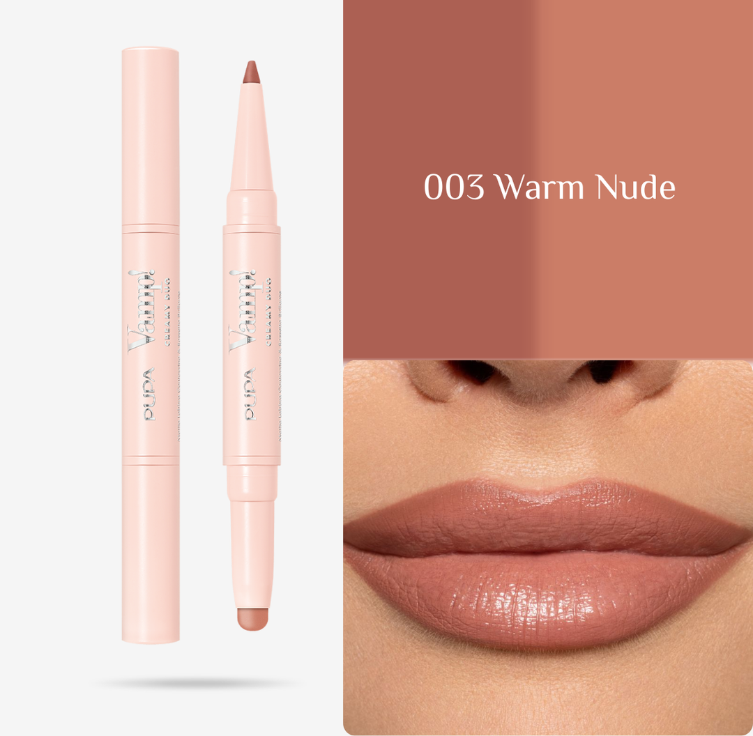 Pupa Vamp! Creamy Duo - 0.2g | بوبا أحمر شفاه و محدد شفاه كريمي - 0.2 غرام
