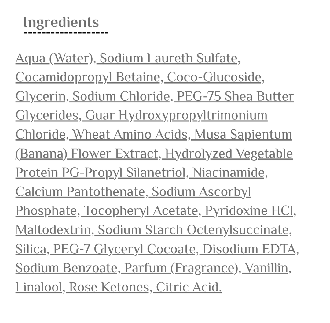 ZIAJA Damaged Hair Intense Nutrition Shampoo - 400ml | جايا شامبو تغذية مكثفة للشعر التالف بخلاصة زهرة الموز - 400مل