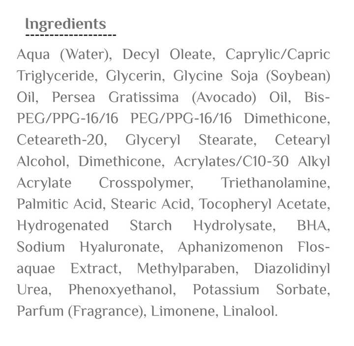 Lirene Smoothing Avocado - Nourishing Face Cream For Day And Night - 50ml  | ليرين كريم مرطب نهاري وليلي للوجه بالأفوكادو - 50 مل