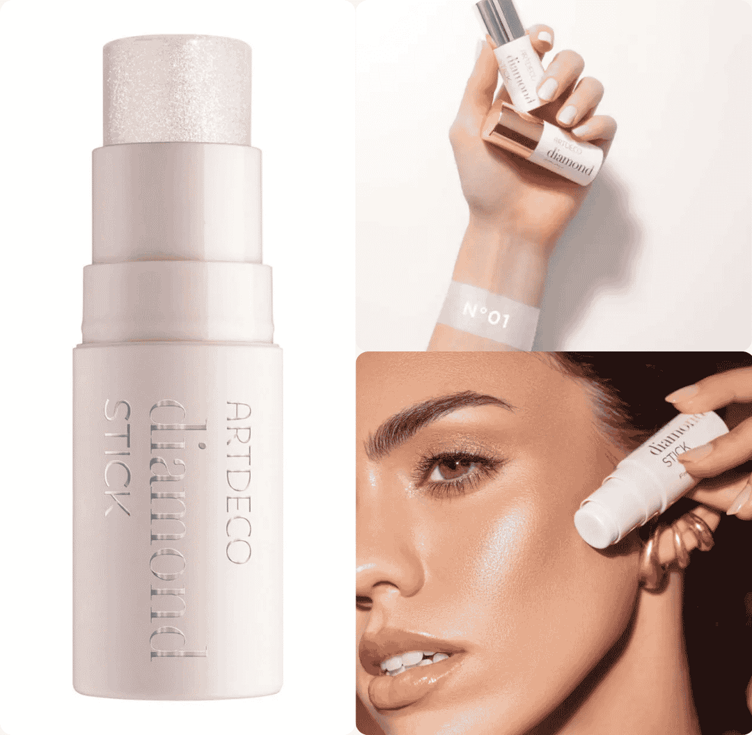 Artdeco Diamond Stick Face & Body - 4.5g | ارديكو  هايلايتر ستيك الماس - 4.5غ