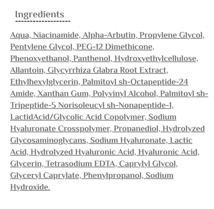 Sinoz Alpha Arbutin Serum - Anti dark Spot - 30ml | سينوز سيروم لمعالجة البقع الداكنة ألفا اربوتين - 30 مل