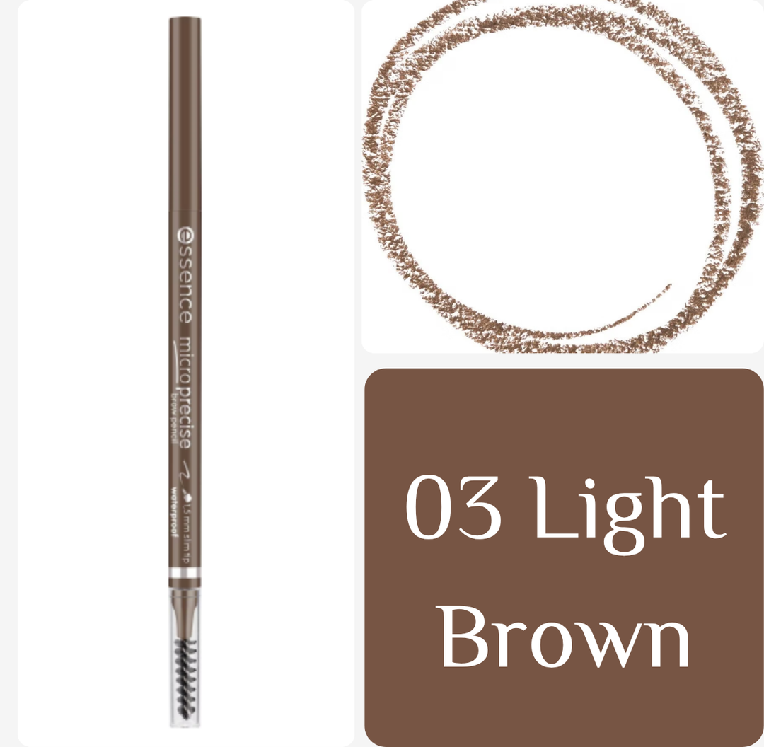 essence Micro precise brow pencil - 1.5ml | إيسنس قلم تحديد الحواجب مايكرو بريسايس - 1.5 مل