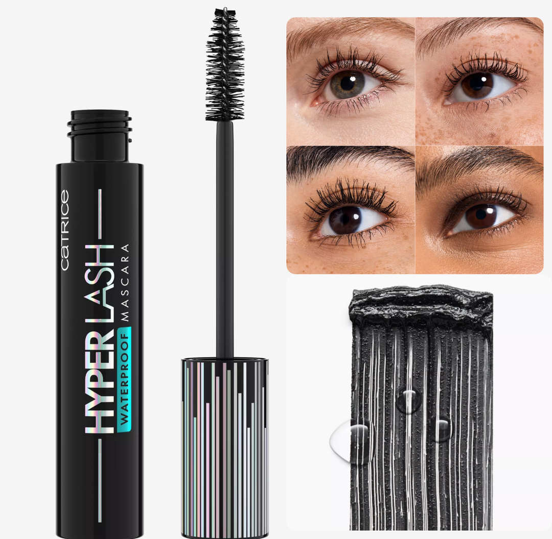 Catrice Hyper Lash Waterproof Mascara  Electric Black- 11 ml | كاتريس ماسكارا هايبر لاش مقاومة للماء – بلاك إليكتريك 11 مل