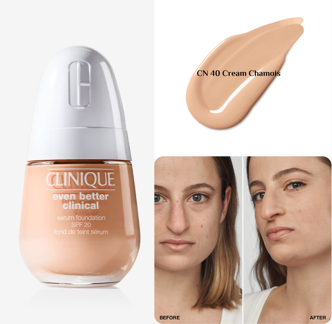 Clinique Even Better Clinical Serum Foundation SPF20 - 30ml | كلينك فاونديشن سيروم بعامل حماية SPF20 - 30 مل