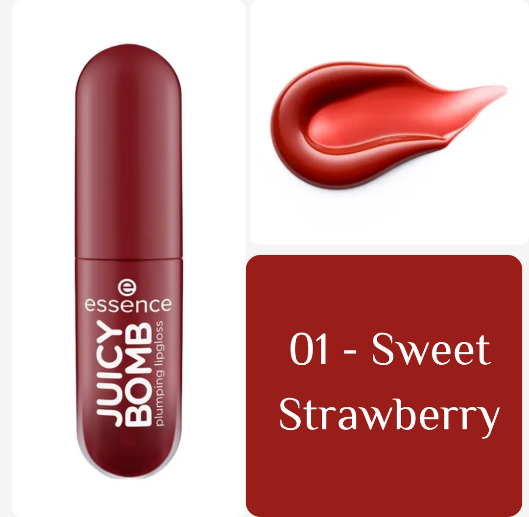 essence Lipgloss Juicy Bomb Plumping - 2.6ml | ايسنس غلوس شفاه جوسي بومب - 2.6مل