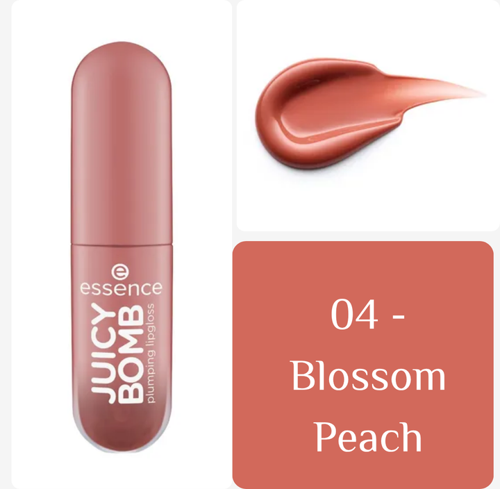 essence Lipgloss Juicy Bomb Plumping - 2.6ml | ايسنس غلوس شفاه جوسي بومب - 2.6مل
