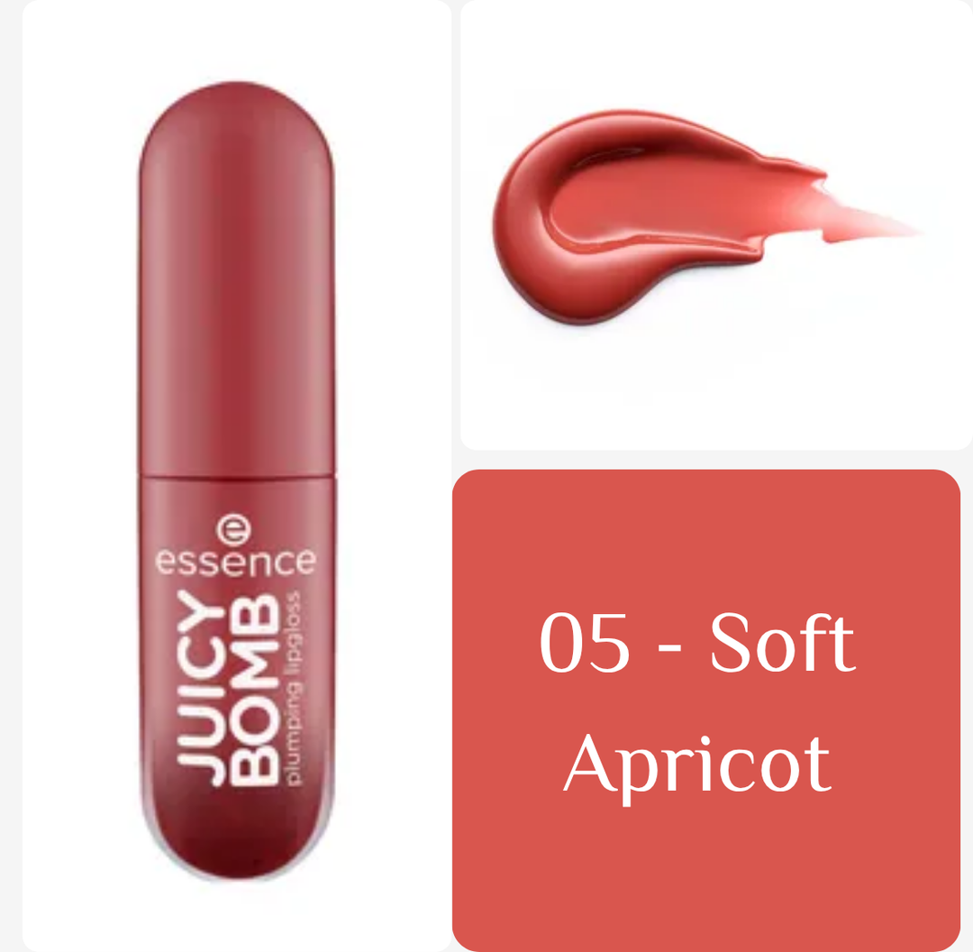 essence Lipgloss Juicy Bomb Plumping - 2.6ml | ايسنس غلوس شفاه جوسي بومب - 2.6مل