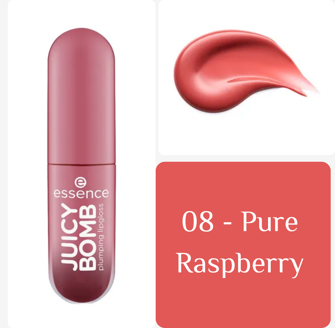 essence Lipgloss Juicy Bomb Plumping - 2.6ml | ايسنس غلوس شفاه جوسي بومب - 2.6مل