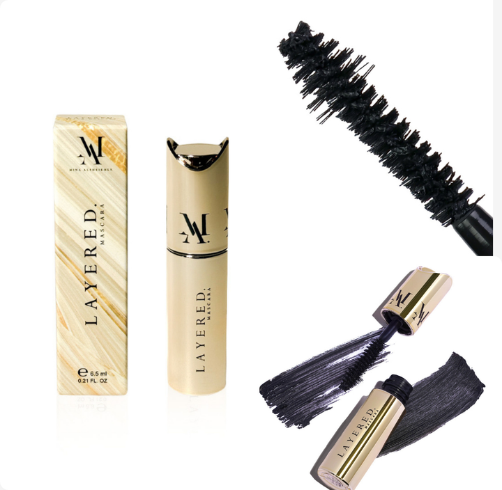 Mina Al Sheikhly CLICKABLE  Black Mascaras - 6.5ml | مينا الشيخلي ماسكارا باللون الأسود - 6.5 مل