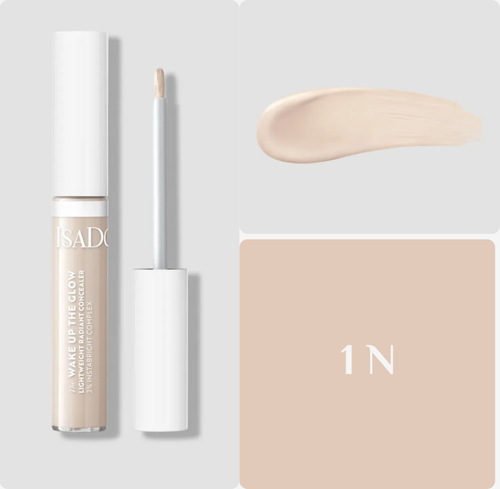 Isadora The Wake Up The Glow Lightweight Radiant Concealer - 10ml | إسادورا – ذا ويك أب ذا جلو كونسيلر – 10 مل
