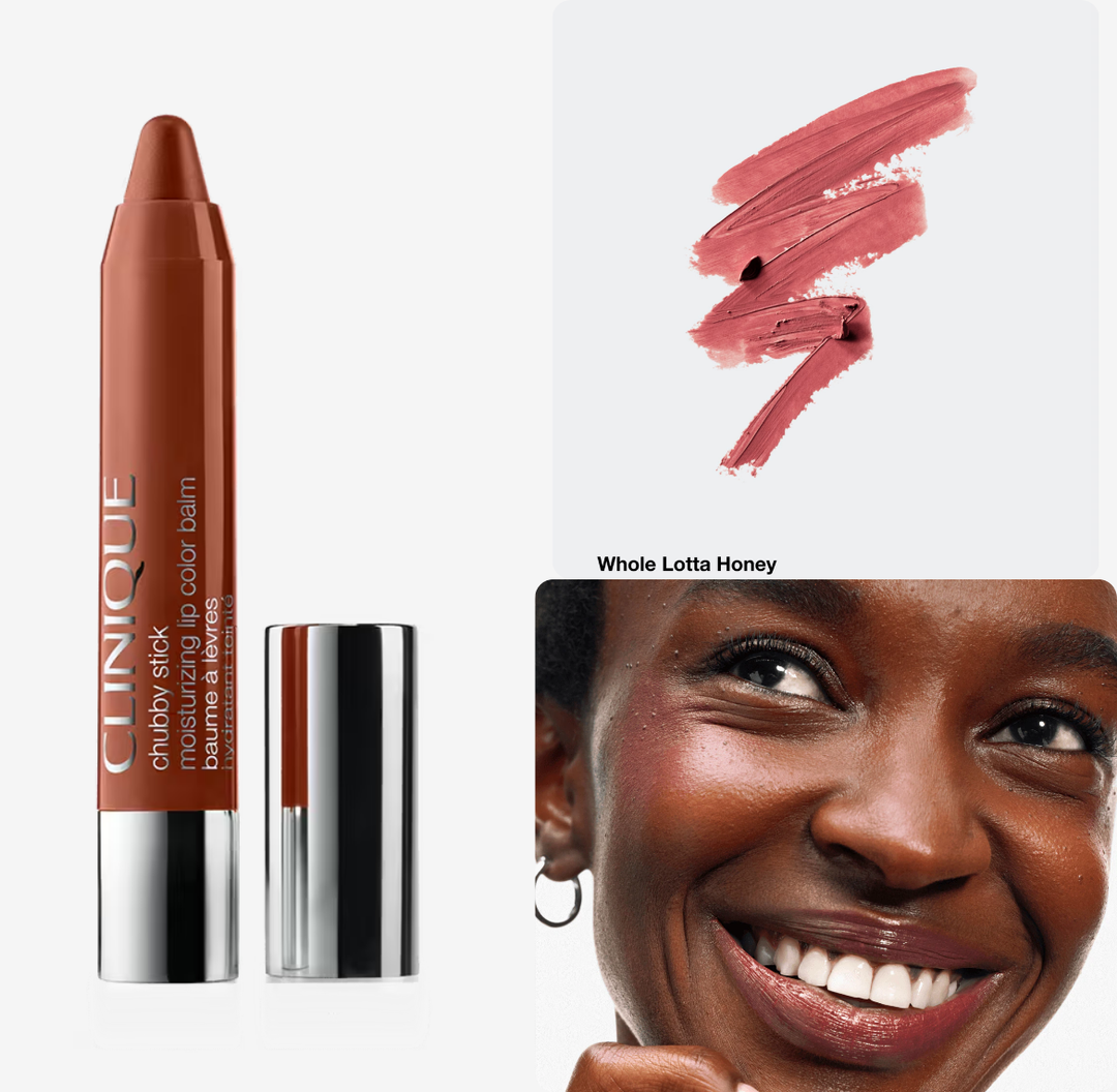 Clinique Chubby Stick Tinted Lip Color Balm Moisturising + Hydrating - 3g | كلينك ستيك مرطب شفاه ملوّن ومرطّب - 3 غرام