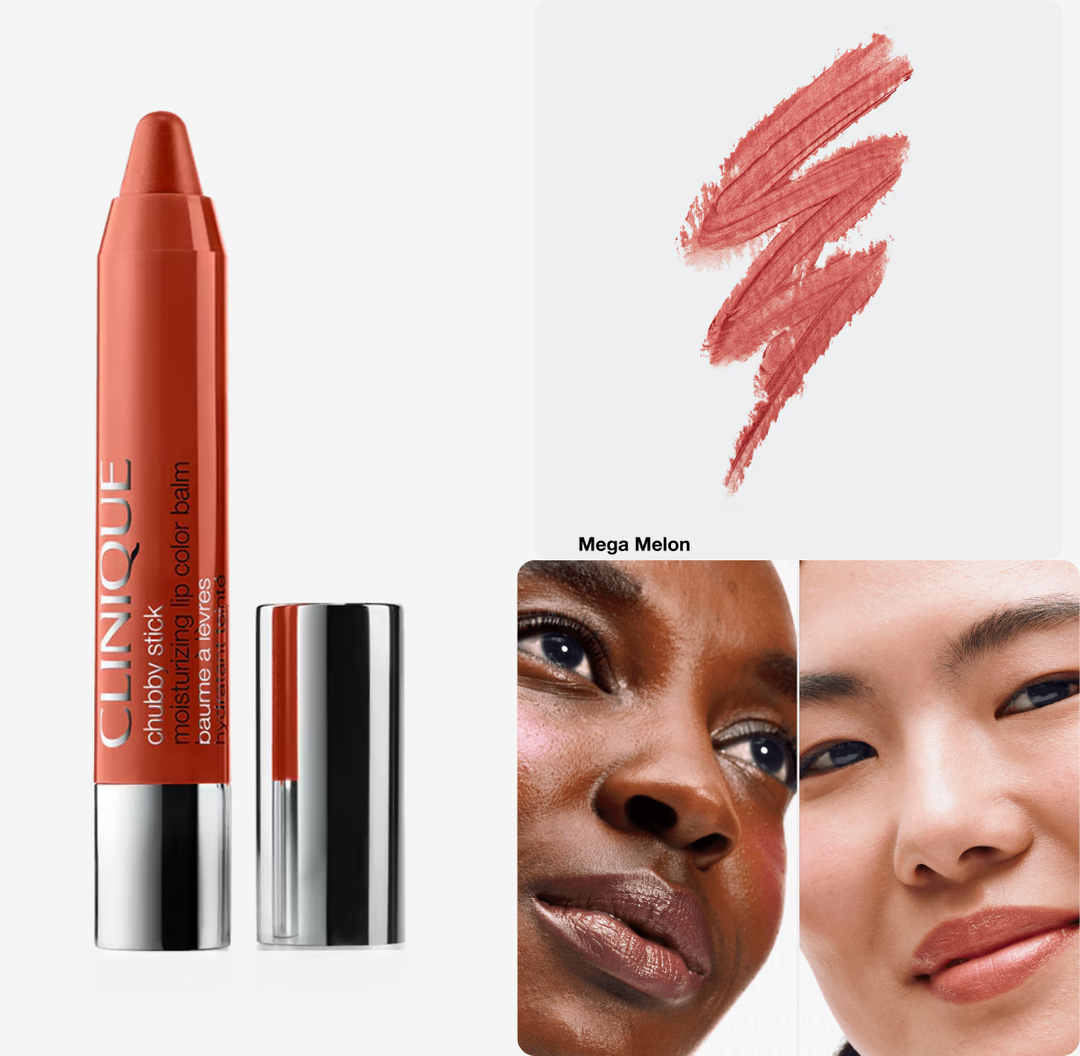 Clinique Chubby Stick Tinted Lip Color Balm Moisturising + Hydrating - 3g | كلينك ستيك مرطب شفاه ملوّن ومرطّب - 3 غرام
