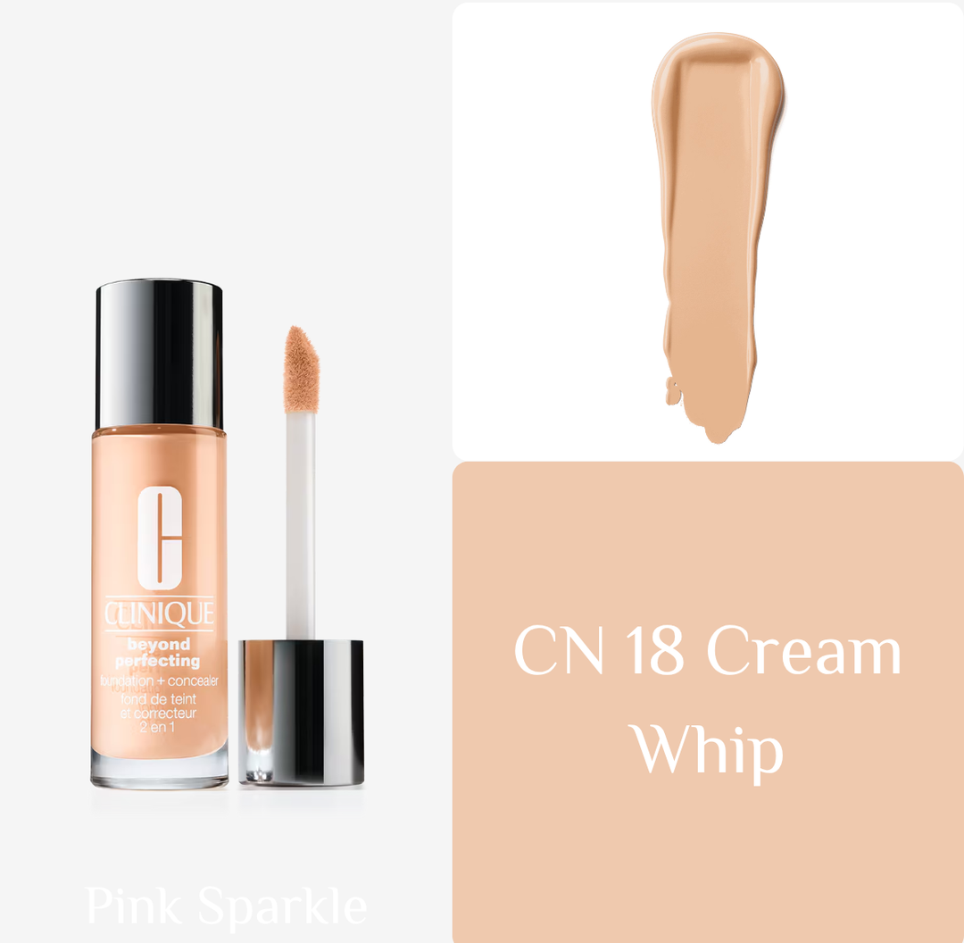 Clinique Beyond Perfecting Lightweight Liquid Foundation + Concealer - 30ml | كلينك فاونديشن وكونسيلر بتركيبة سائلة وتغطية كاملة - 30 مل