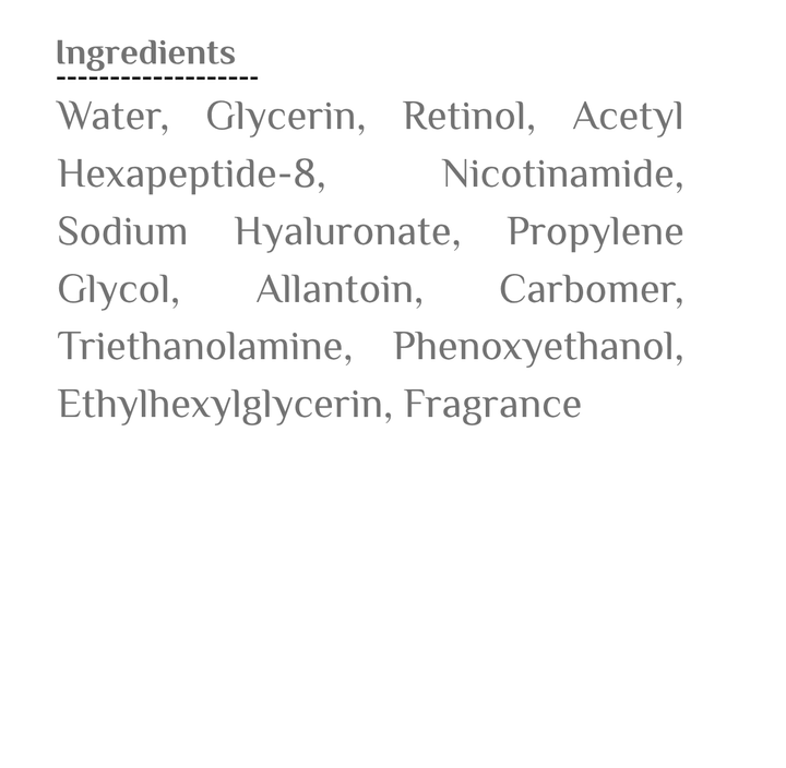 FAYANKOU Retinol Peptide Anti‑Wrinkle Eye Serum - 20ml | فايانكو سيروم العين المضاد للتجاعيد بالريتينول والببتيدات - 20مل