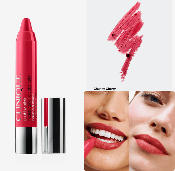 Clinique Chubby Stick Tinted Lip Color Balm Moisturising + Hydrating - 3g | كلينك ستيك مرطب شفاه ملوّن ومرطّب - 3 غرام