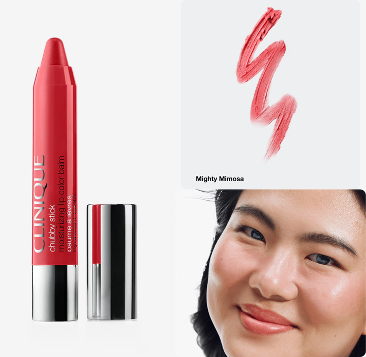 Clinique Chubby Stick Tinted Lip Color Balm Moisturising + Hydrating - 3g | كلينك ستيك مرطب شفاه ملوّن ومرطّب - 3 غرام