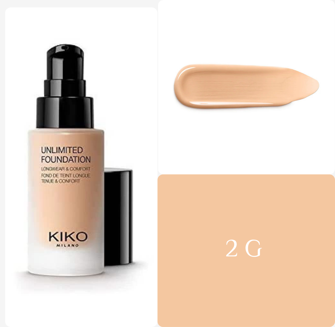 KIKO Milano Unlimited Foundation Longwear & Comfort - 30ml | كيكو فاونديشن غير محدود - 30مل