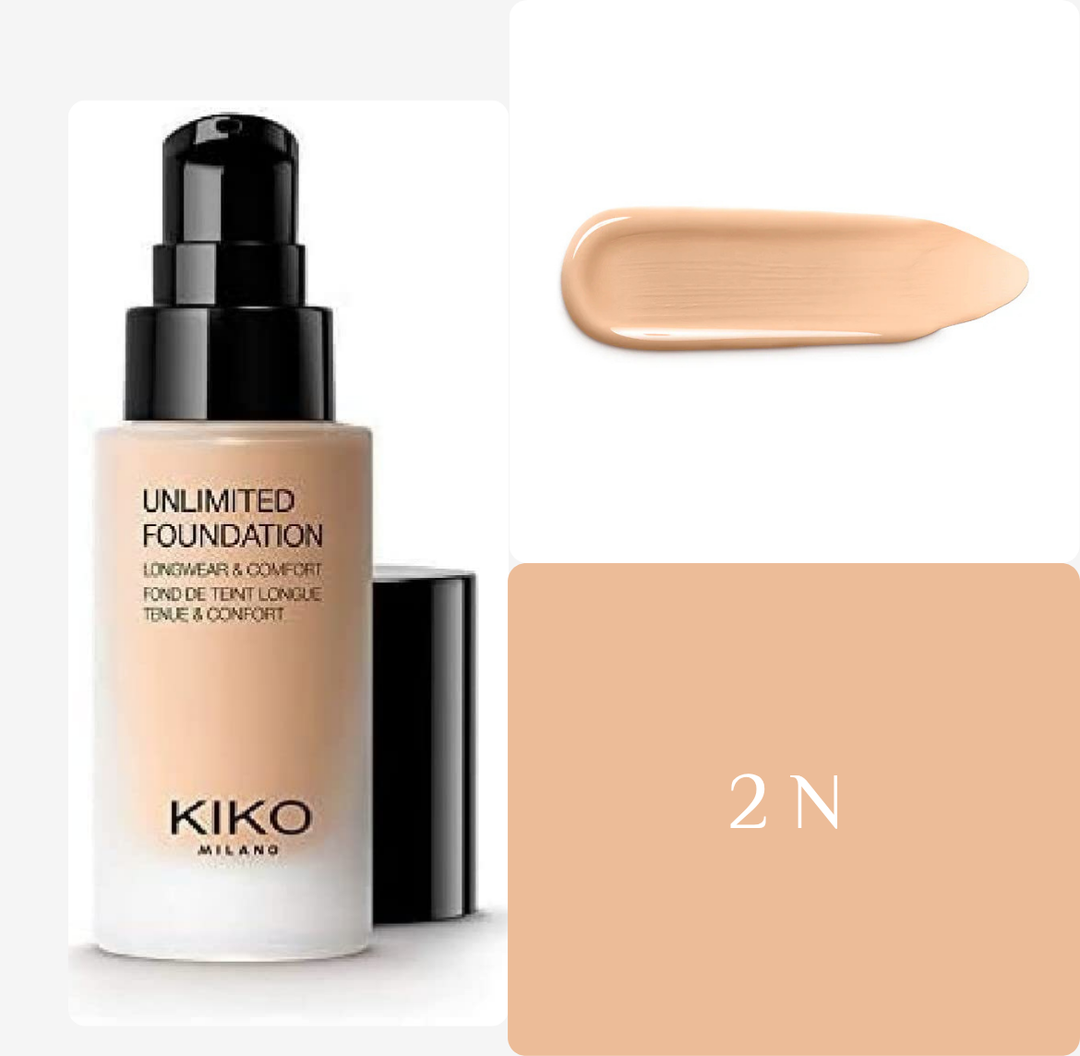 KIKO Milano Unlimited Foundation Longwear & Comfort - 30ml | كيكو فاونديشن غير محدود - 30مل