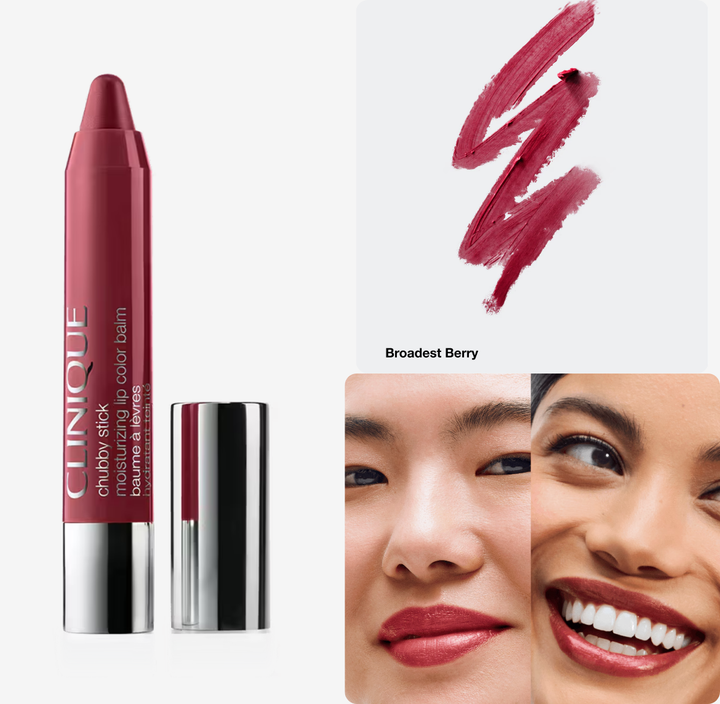 Clinique Chubby Stick Tinted Lip Color Balm Moisturising + Hydrating - 3g | كلينك ستيك مرطب شفاه ملوّن ومرطّب - 3 غرام