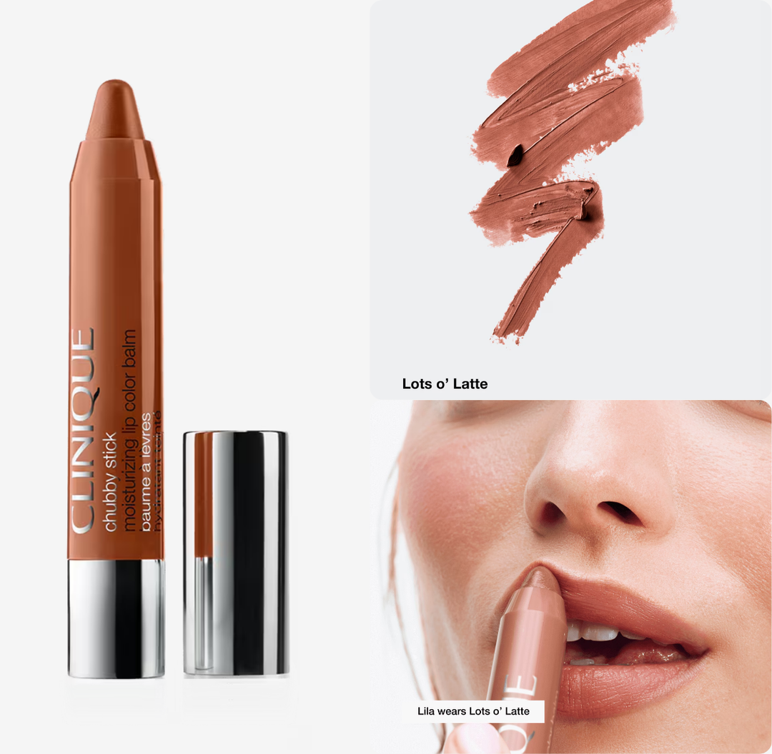 Clinique Chubby Stick Tinted Lip Color Balm Moisturising + Hydrating - 3g | كلينك ستيك مرطب شفاه ملوّن ومرطّب - 3 غرام