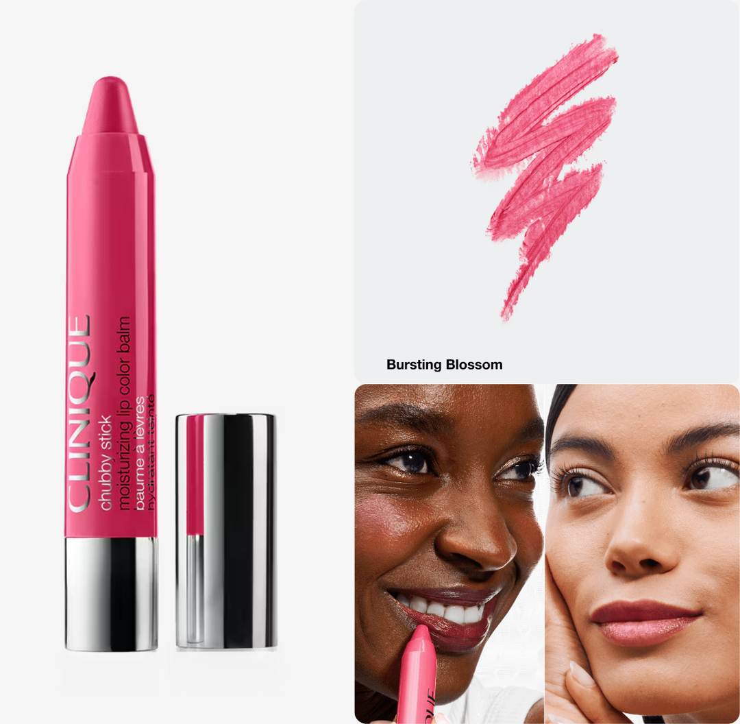 Clinique Chubby Stick Tinted Lip Color Balm Moisturising + Hydrating - 3g | كلينك ستيك مرطب شفاه ملوّن ومرطّب - 3 غرام