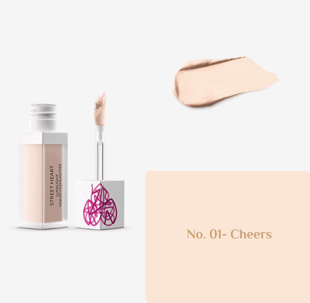 KIKO Street Heart Lumilight Liquid Highlighte - 9ml | كيكو هايلايتر سائل - 9 مل