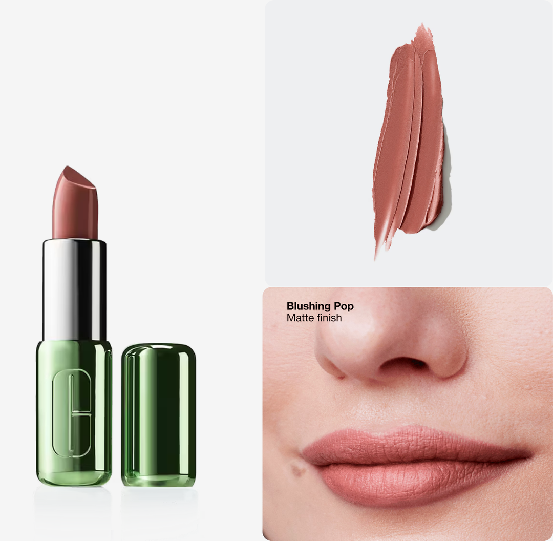 Clinique Pop Longwear Lipstick Matte - 3.9g | كلينك أحمر شفاه طويل الثبات بلمسة مطفية - 3.9 غ