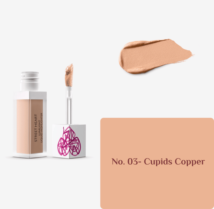 KIKO Street Heart Lumilight Liquid Highlighte - 9ml | كيكو هايلايتر سائل - 9 مل