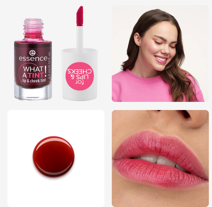 Essence What A Tint! Lip & Cheek Tint  |  ايسنس تينت للشفاه و الخدود