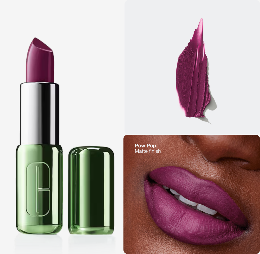 Clinique Pop Longwear Lipstick Matte - 3.9g | كلينك أحمر شفاه طويل الثبات بلمسة مطفية - 3.9 غ
