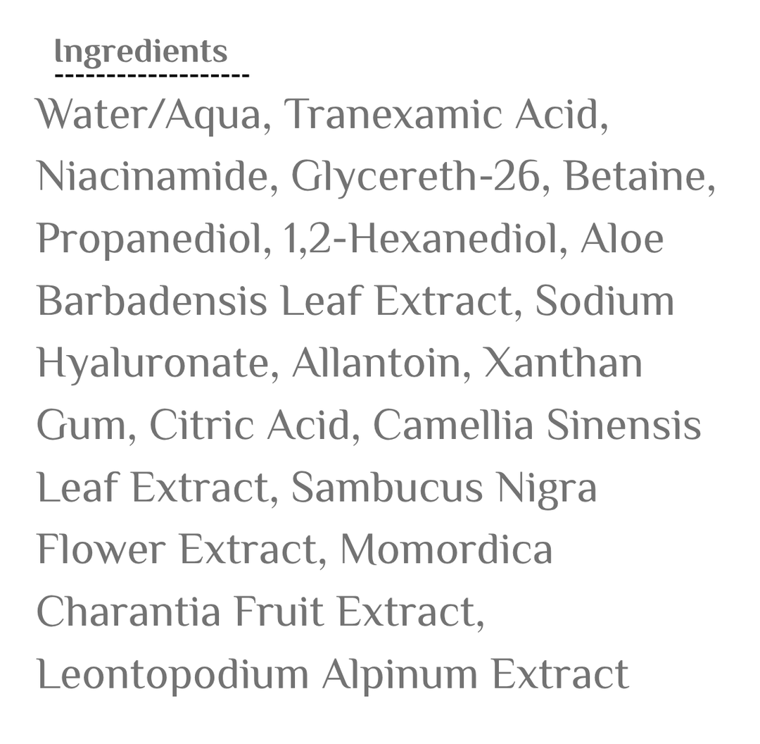 Cos De BAHA Serum Tranexamic Acid 5% + Niacinamide - 60ml | كوز دي باها سيروم حمض الترانيكساميك 5% مع النياسيناميد - 60 مل