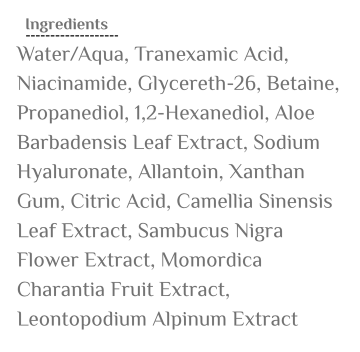Cos De BAHA Serum Tranexamic Acid 5% + Niacinamide - 60ml | كوز دي باها سيروم حمض الترانيكساميك 5% مع النياسيناميد - 60 مل