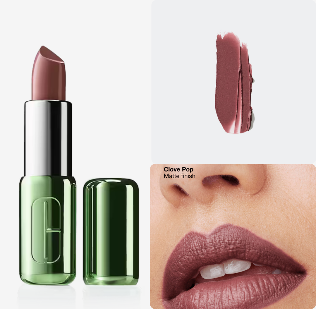 Clinique Pop Longwear Lipstick Matte - 3.9g | كلينك أحمر شفاه طويل الثبات بلمسة مطفية - 3.9 غ