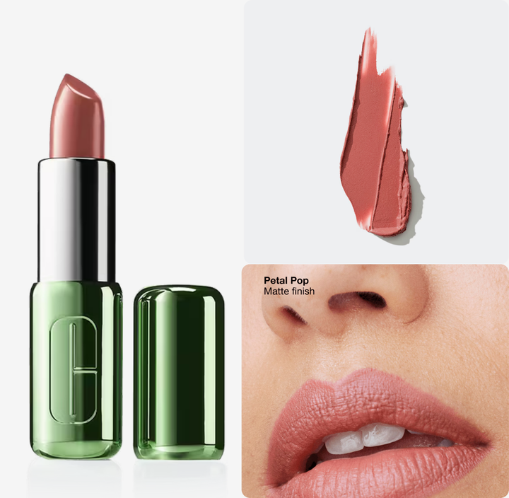 Clinique Pop Longwear Lipstick Matte - 3.9g | كلينك أحمر شفاه طويل الثبات بلمسة مطفية - 3.9 غ