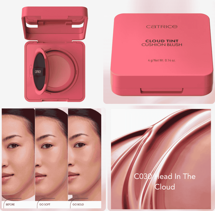 Catrice Cloud Tint Cushion Blush - 4g | كاتريس بلاش كوشن- 4غ