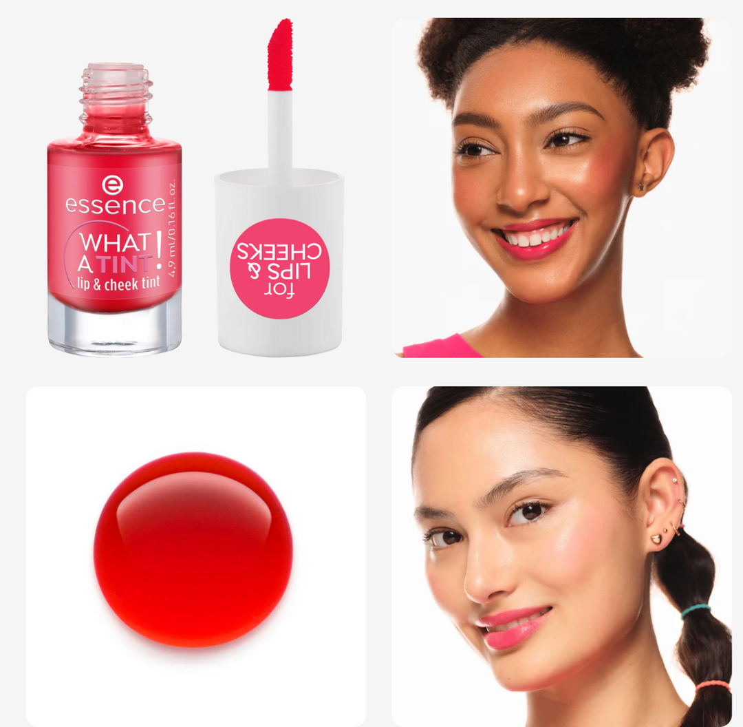Essence What A Tint! Lip & Cheek Tint  |  ايسنس تينت للشفاه و الخدود