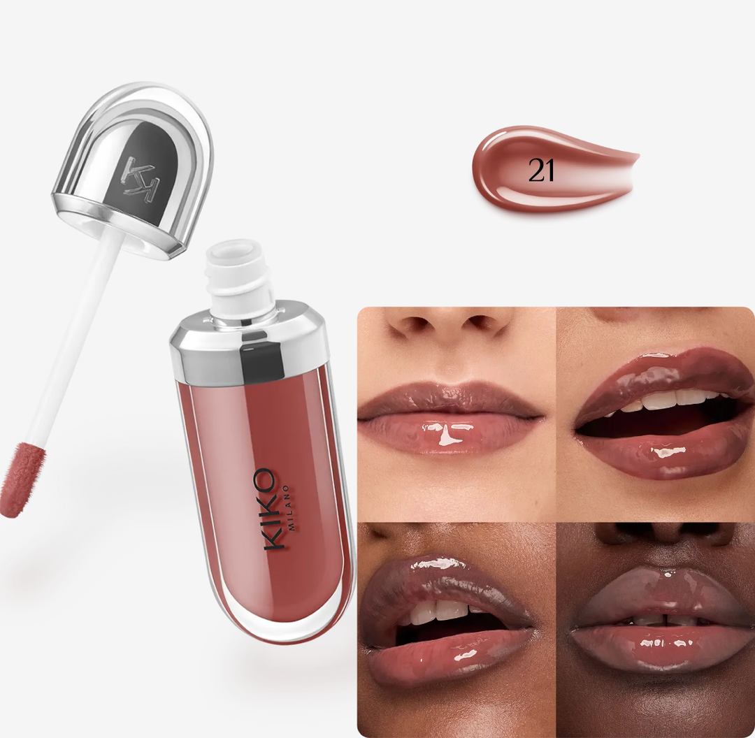 KIKO 3D Hydra Lip Gloss - 6.5ml | كيكو غلوس مرطب للشفاه - 6.5 مل