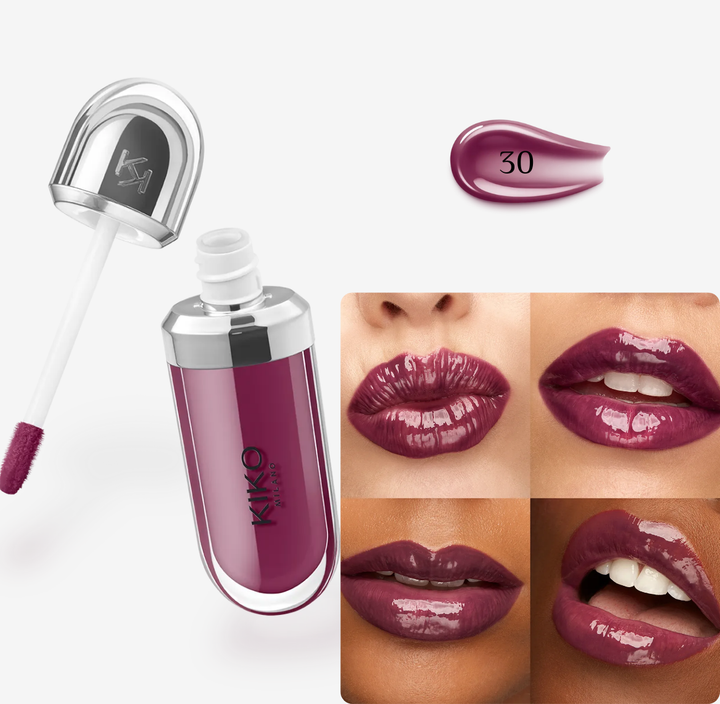 KIKO 3D Hydra Lip Gloss - 6.5ml | كيكو غلوس مرطب للشفاه - 6.5 مل