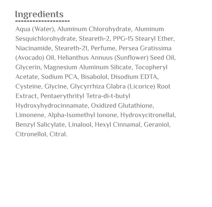 COSMO COSMETICS  BODY DEODORANT SRM BRIGHT&YOUTHFUL - 50ml | كوزمو كوزمتكس سيروم مضاد للتعرق غلوتاثيون - 50مل