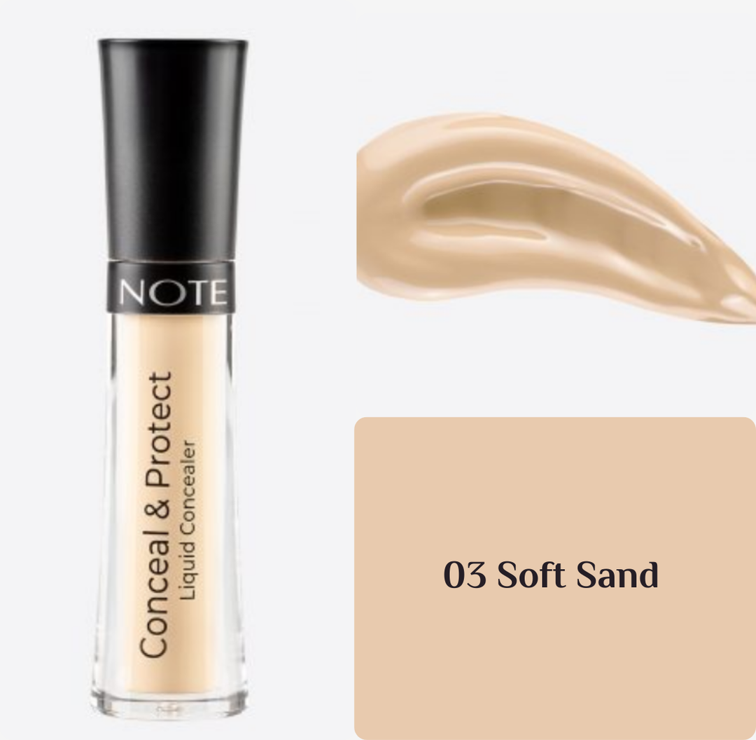 NOTE Concealr Protection Liquid Concealer - 4.5ml | نوت كونسيلر سائل - 4.5 مل
