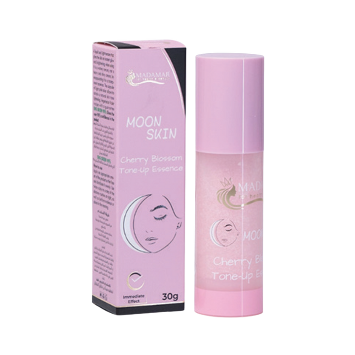 Madamar Moon Skin cherry blossom tone up essence stick bottle 30g with pink box packaging