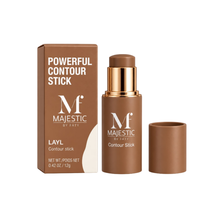 Majestic by Faty Layl Powerful Contour Stick 12g brown contour makeup stick