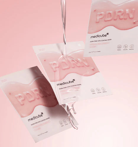 Medicube PDRN Pink Vita Coating Mask - 22g | ميدي كيوب ماسك PDRN بينك فيتا للوجه - 22 غ