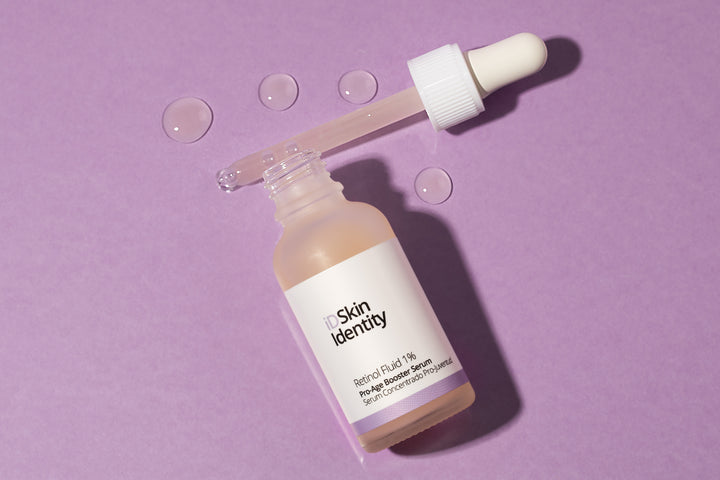 iD Skin Identity Serum Retinol Fluid 1 % - 30ml | اي دي سكين سيروم مُعزَّر بمضادات فعالة لشيخوخة البشرة - الريتينول السائل 1% - 30 مل