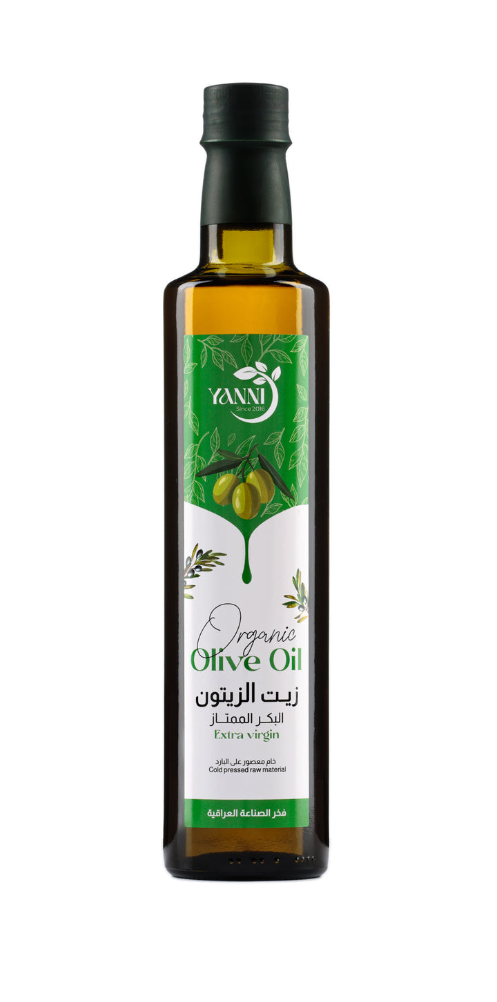 YANNI Organinc Olive Oil - 500ml - 500ml | ياني زيت زيتون عضوي - 500مل