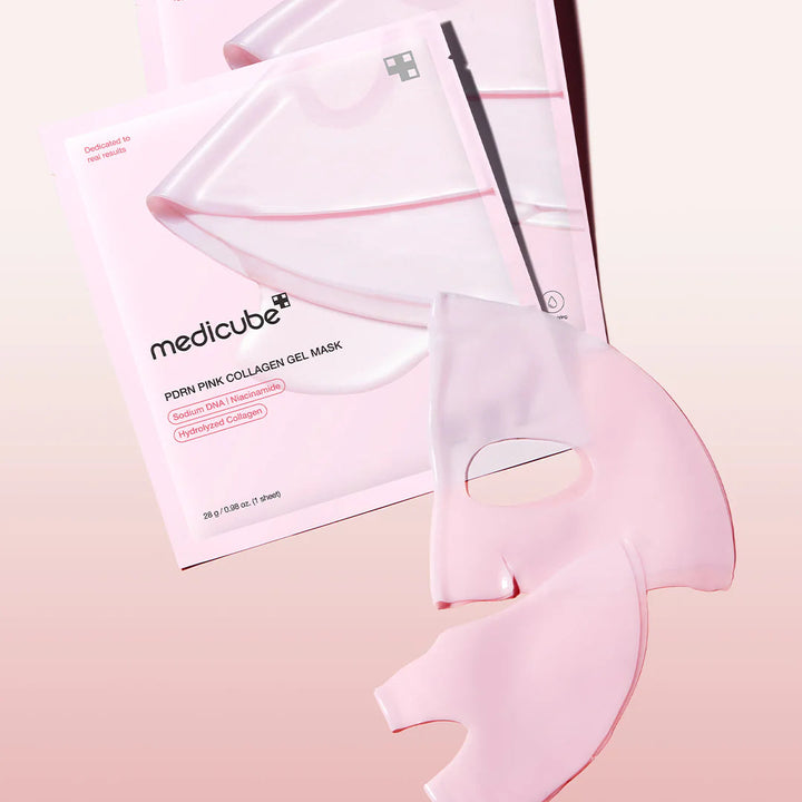 Medicube PDRN Pink Collagen Gel Mask 1 Sheet x 4 - 20g | ميديكيوب قناع بي دي آر - 20غ #3