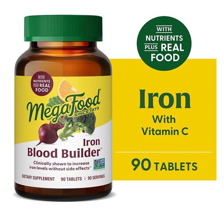 Mega food Iron Blood Builder - 90 Tablets | ميجا فود مكمل غذائي بناء الدم حديد 620 ملغ - 90 قرص #3