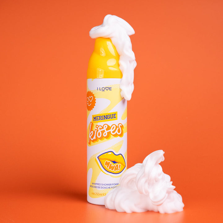I Love - Meringue Kisses Whipped Shower Foam - 250ml | آي لوف موس استحمام ميرانغ كيسيس - 250مل #4